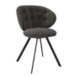 Nottingham Swivel Dining Chair - Charcoal