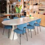 Nerieda - Blue Dining chair from Fama