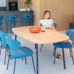 Nerieda - Blue Dining chair from Fama