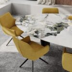 Amsterdam Swivel Dining Chairs - Yellow