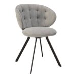 Nottingham Swivel Dining Chair - Light Grey