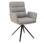 Helsinki swivel dining chair - Light Grey