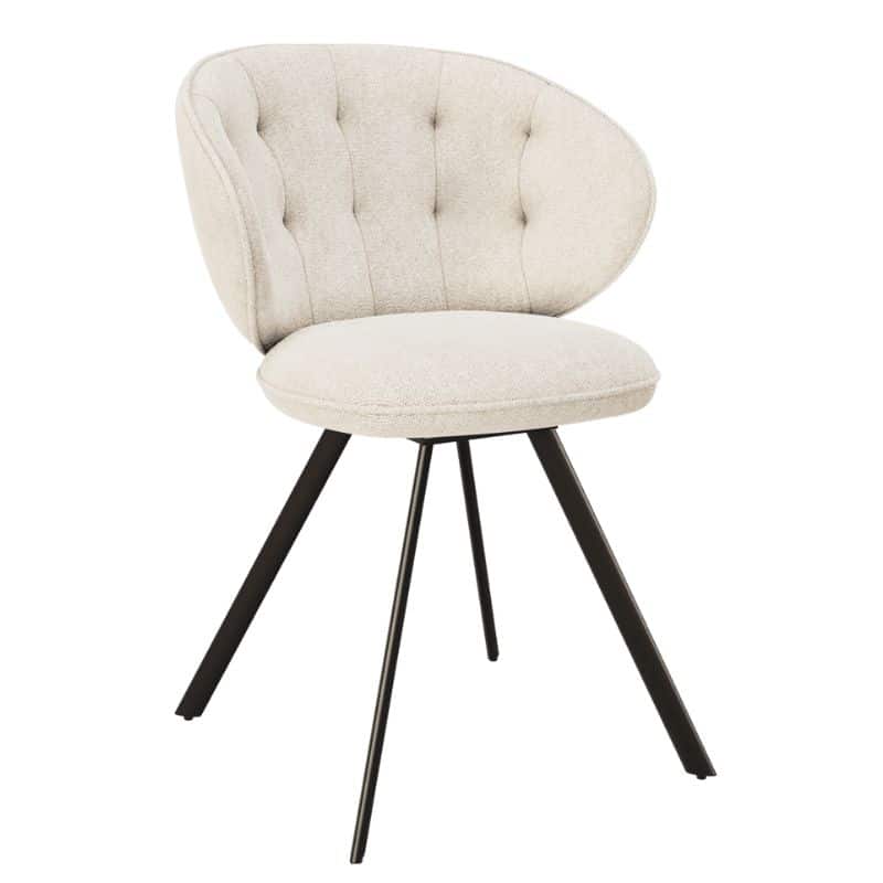 Nottingham Swivel Dining Chair - Off-White
