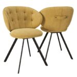 Nottingham Swivel Dining Chair - Ochre