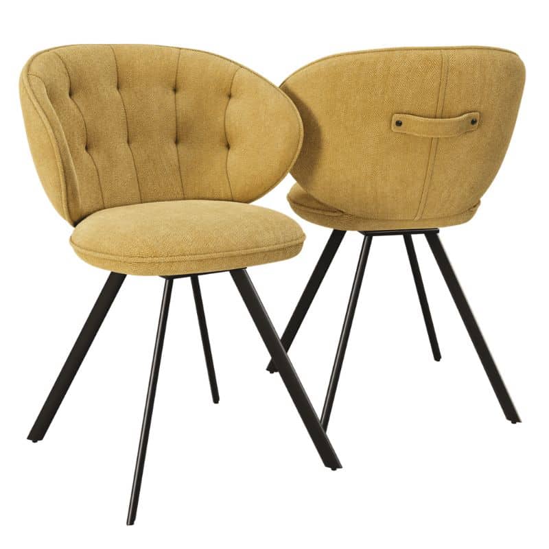 Nottingham Swivel Dining Chair - Ochre