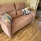 Axel Recliner Sofa Pink