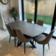 Phoenix extending ceramic dining table form Akante