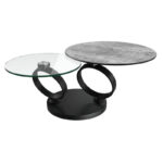 Eolia Coffee Table - Silver Ceramic