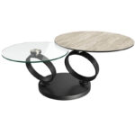 Eolia Coffee Table - Travertine Ceramic