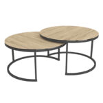 Dolce Vita Coffee Table - Clear Oak