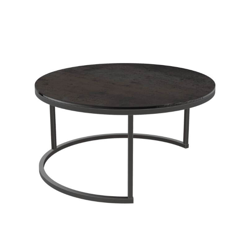 Dolce Vita Coffee Table - Dark Steel