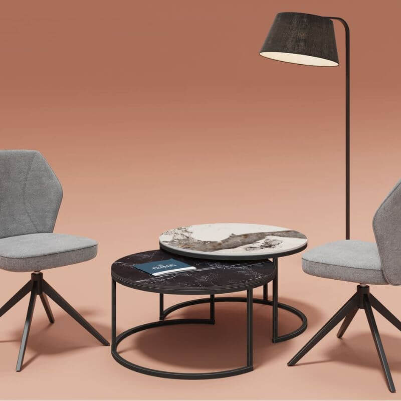 Dolce Vita Ceramic Coffee table - Choice of Ceramic tops - Image 23
