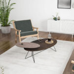Genoa Coffee Table - Dark Steel