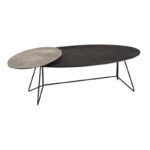 Genoa Coffee Table - Dark Steel