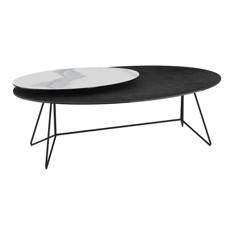 Genoa Coffee Table - Titanium