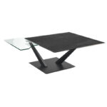 Granada Rotating Top Coffee Table - Titanium