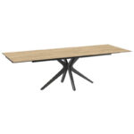 Influence Extending Dining Table - Clear Oak