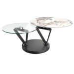 Polaris Swivel Top Coffee Table - Calcatta