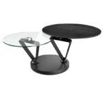 Polaris Swivel Top Coffee Table - Titanium