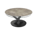 Riviera Swivel Top Ceramic Coffee Table - Argile