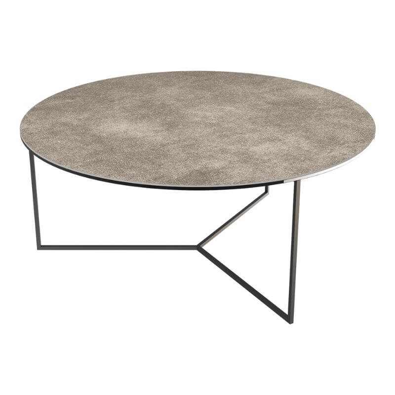 enzia Ceramic Coffee Table - Argile