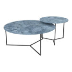 Venzia Ceramic Coffee Table - Blue Onyx Ceramic