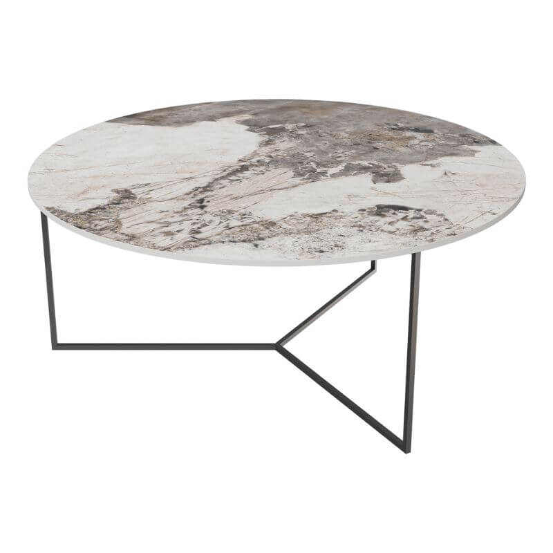 Venzia Ceramic Coffee Table - Calcatta Marble