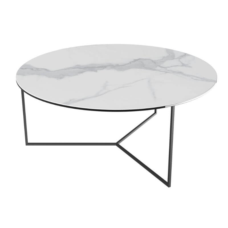 Venzia Ceramic Coffee Table - Matt Marble