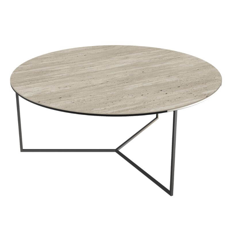 Venzia Ceramic Coffee Table - Travertine