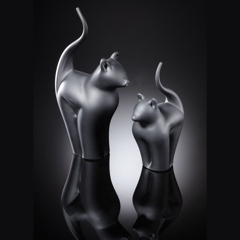 Cat Black Frosted