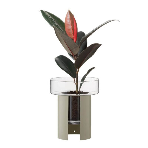 Terrazza Concrete Grey Planter H22cm from LSA