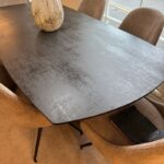 Phoenix Ceramic Dining Table & 6 Miami Chairs - Clearance