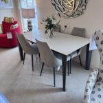 Etro Dining Table & 4 Clara Chairs