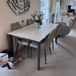 Etro Dining Table & 4 Clara Chairs