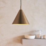Cape Pendant Warm Antique Brass