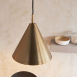 Cape Pendant Warm Antique Brass