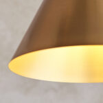 Cape Pendant Warm Antique Brass