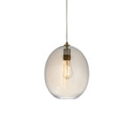 Kelda Oval Pendant from Endon