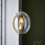 Kelda Oval Pendant from Endon