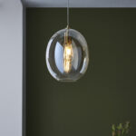 Kelda Oval Pendant from Endon