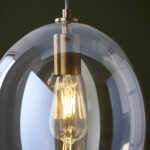 Kelda Oval Pendant from Endon