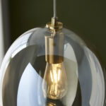 Kelda Oval Pendant from Endon