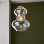 Kelda Shaped Pendant from Endon