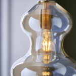 Kelda Shaped Pendant from Endon