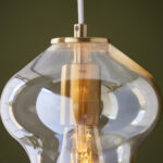 Kelda Shaped Pendant from Endon