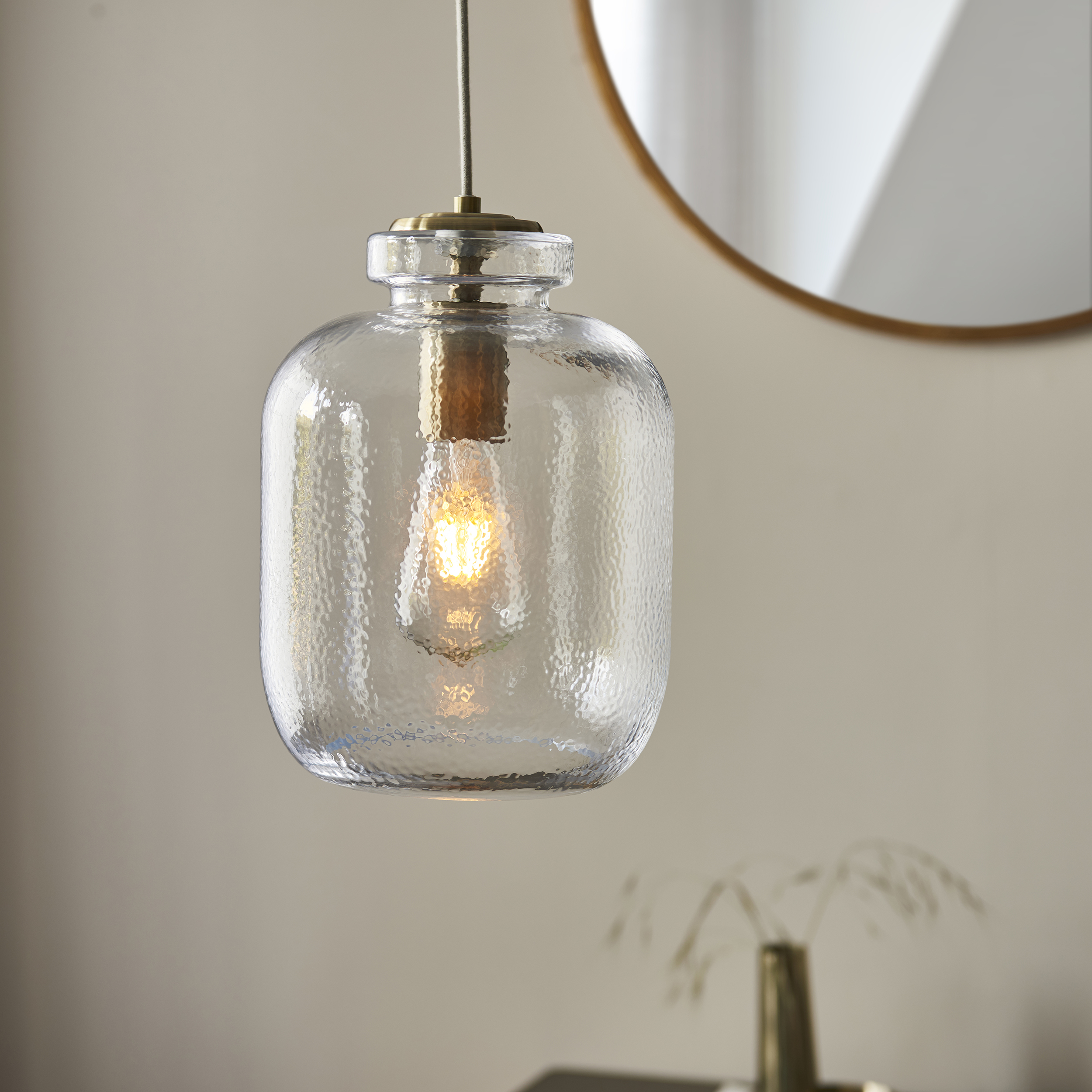 Lyra Pendant Lamp from Endon
