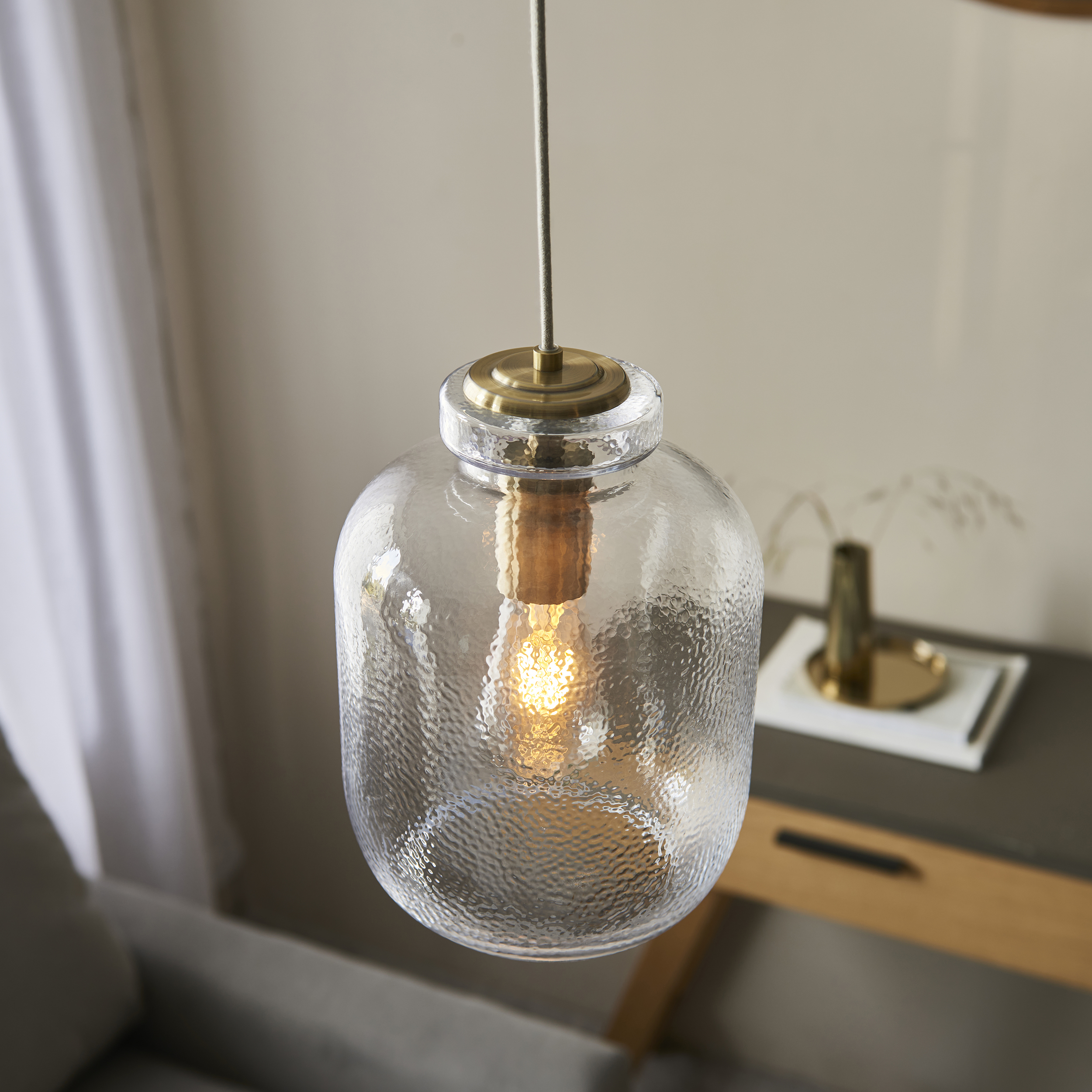 Lyra Pendant Lamp from Endon