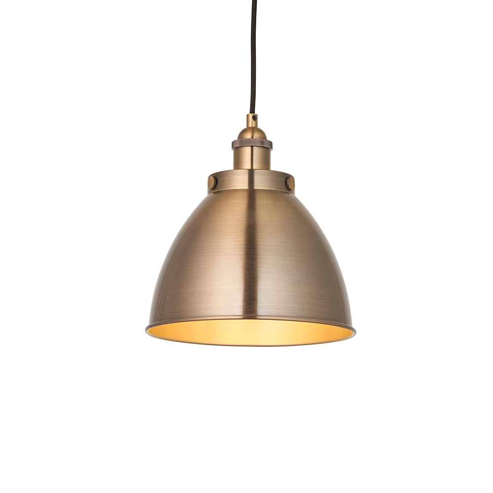 Franklin Small Pendant Antique Brass