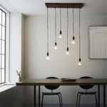 Stellan 6lt Linear Pendant from Endon