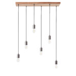 Stellan 6lt Linear Pendant from Endon